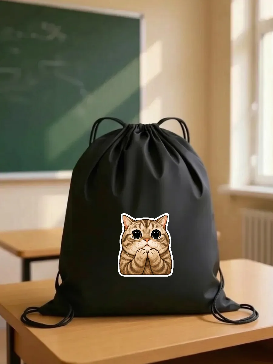 Мешок для обуви милый котик — изображение 2
