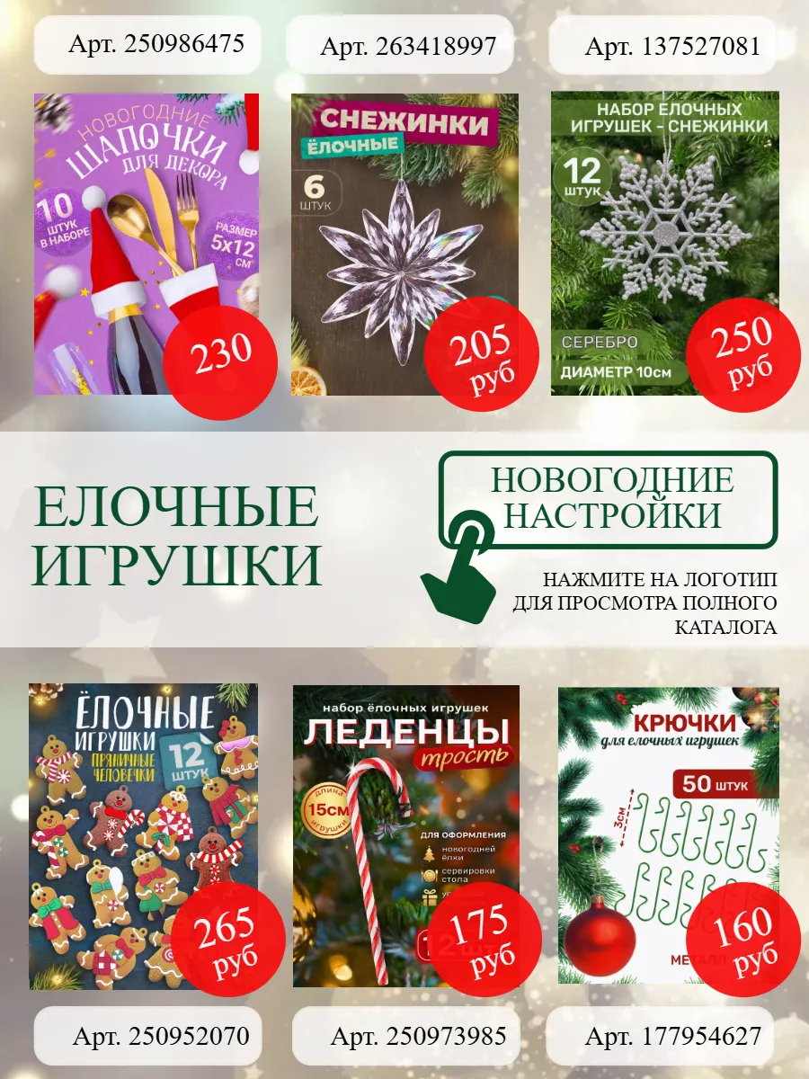 Набор «новогодних ёлочных игрушек» Сосулька 24 шт — изображение 2